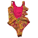 4Giveness Costume Intero Stampa Fantaisa Arancione Per Bambina