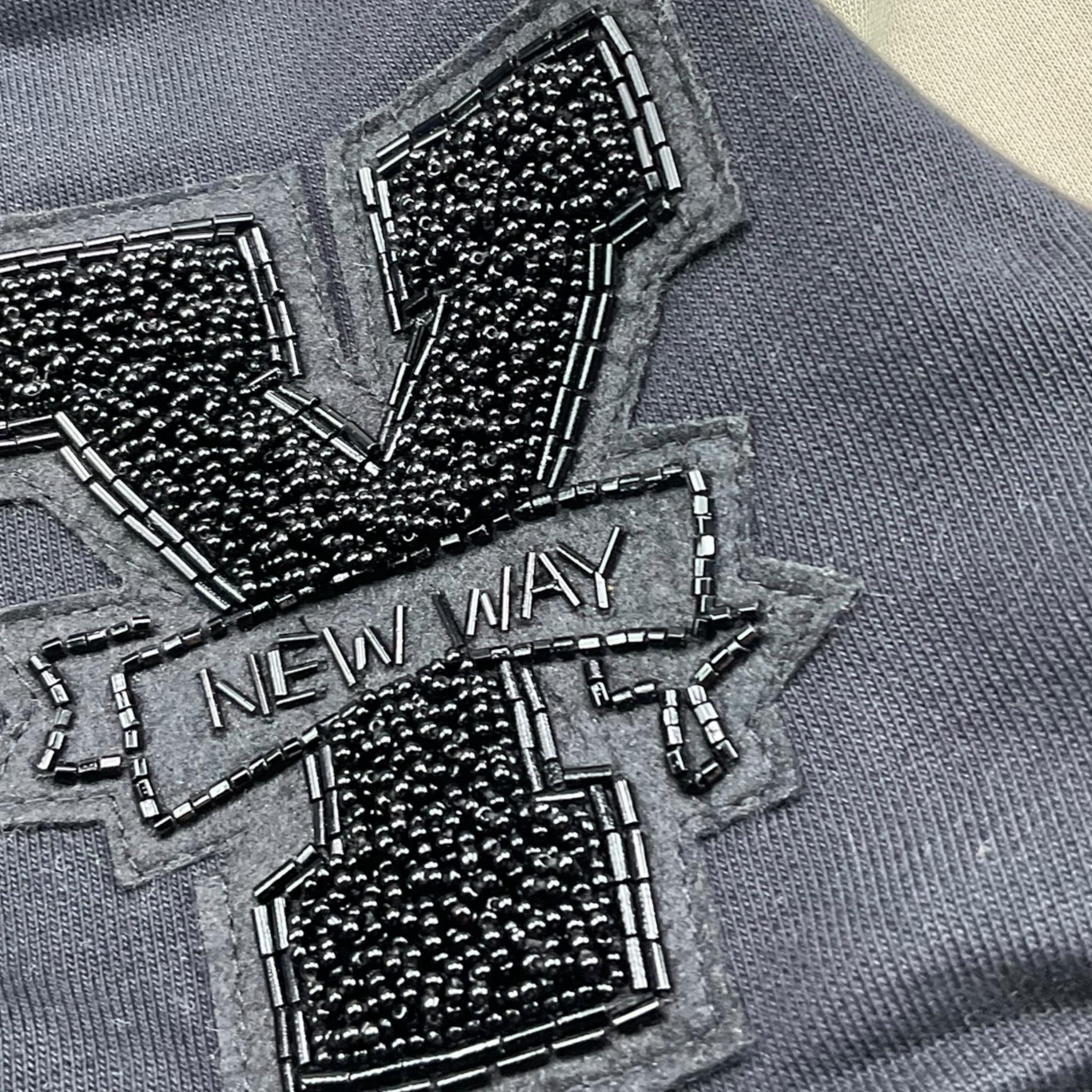 YES LONDON felpa con bottoni tinta unita con maniche in contrasto Nero per Neonato JR5071X NERO YES LONDON 