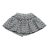 Alice Pi Short Bicolore con Ricami Bianco/Nero per Neonata S231401 BIANCO/NERO ALICE PI 