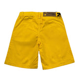 Daniele Alessandrini Bermuda Tinta Unita con Girovita Regolabile per Bambino 1296S00202X GIALLO DANIELE ALESSANDRINI 