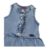 Diesel Abito Giromanica In Denim Tinta Unita per Neonata K00597 BLU DIESEL 