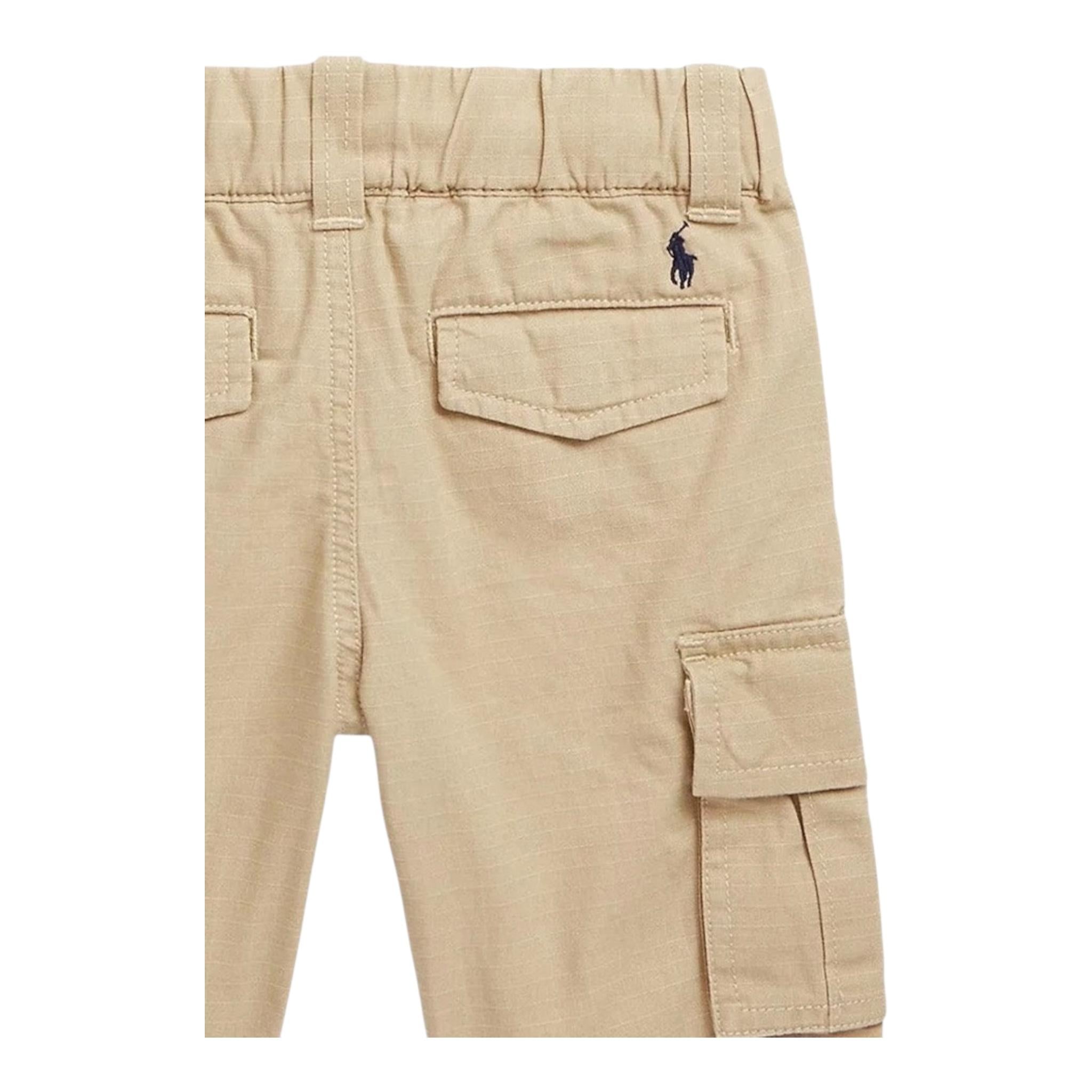 Ralph Lauren Bermuda Tinta Unita con Elastico In Vita per Bambino 23290155001 SABBIA RALPH LAUREN 