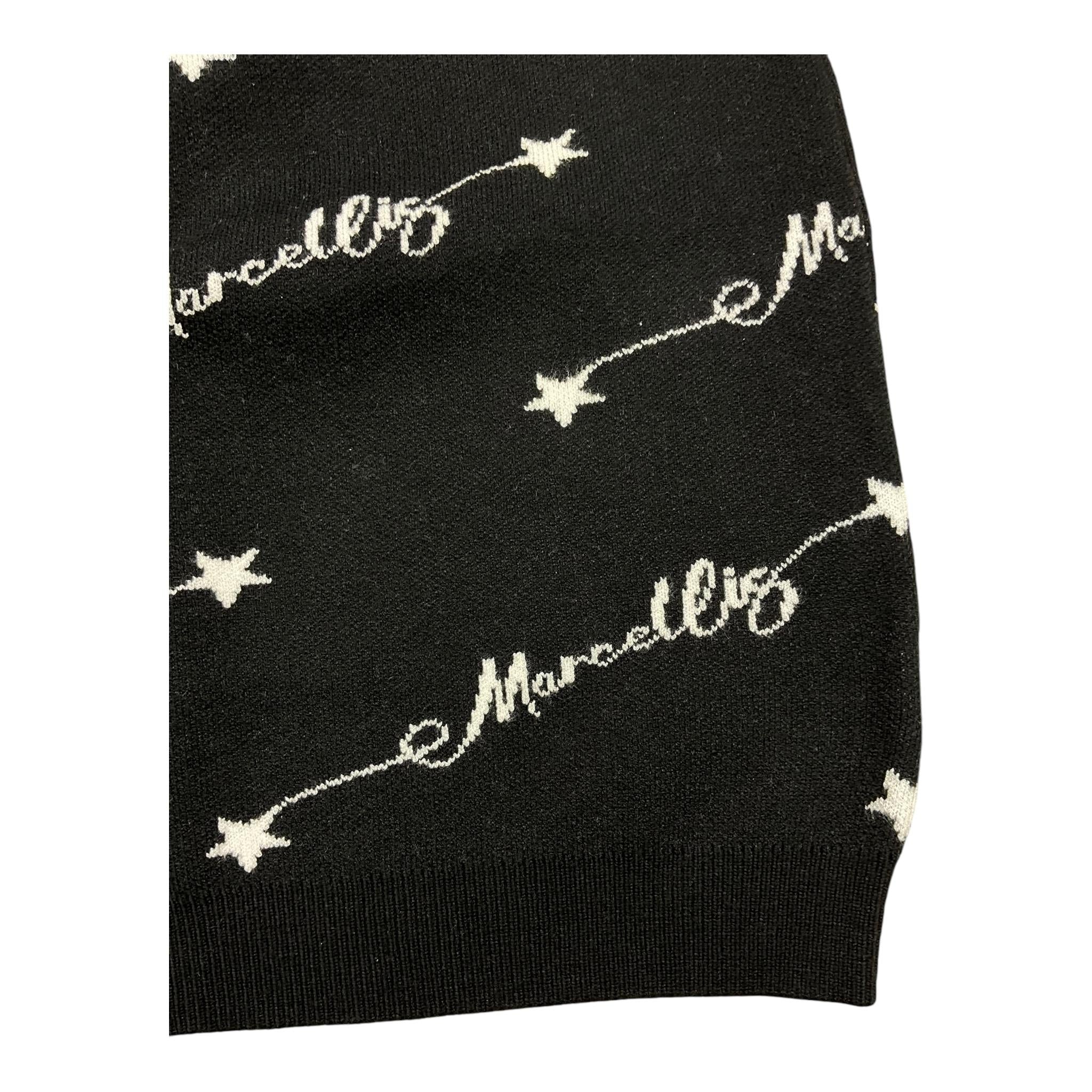 MARC ELLIS gonna tinta unita logata Nero per Bambina JMJSK00173 NERO MARC ELLIS 