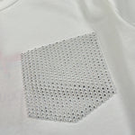 Liu Jo Shirt tinta unita con Brillantini Bianco per Bambina GF4185 BIANCO LIU JO 