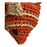 Saint Barth Portachiavi In Paglia con Pesciolino per Bambina 00536L ARANCIONE SAINT BARTH 