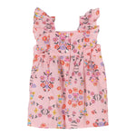 Moschino Pagliaccetto Giromanica Tinta Unita Fantasia Floreale per Neonata MDT019 ROSA MOSCHINO 