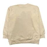 NEVER TOO felpa chiusa girocoll tinta unita con stampa Panna per Bambino NT2152B PANNA NEVER TOO 