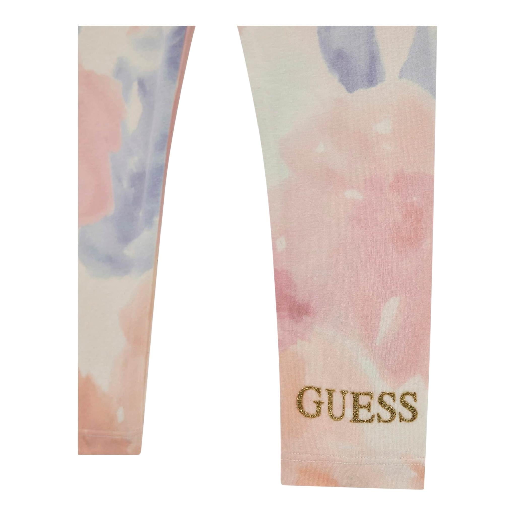 Guess Leggins Tinta Unita Stampa Fantasia per Neonata K5RB01J1314P MULTICOLOR GUESS 