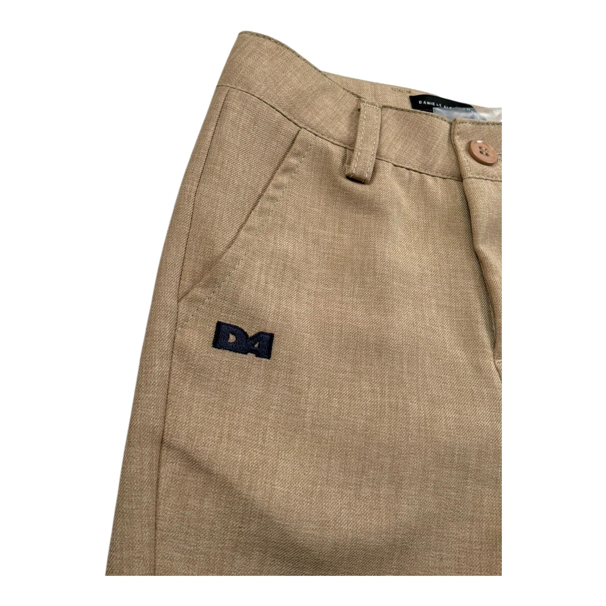 Daniele Alessandrini Bermuda Tinta Unita con Girovita Regolabile per Bambino 1296S00075 BEIGE DANIELE ALESSANDRINI 