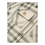 NAME IT camicia manica lunga fantasia quadri con cappuccio Beige per Bambino 13237393X BEIGE NAME IT 