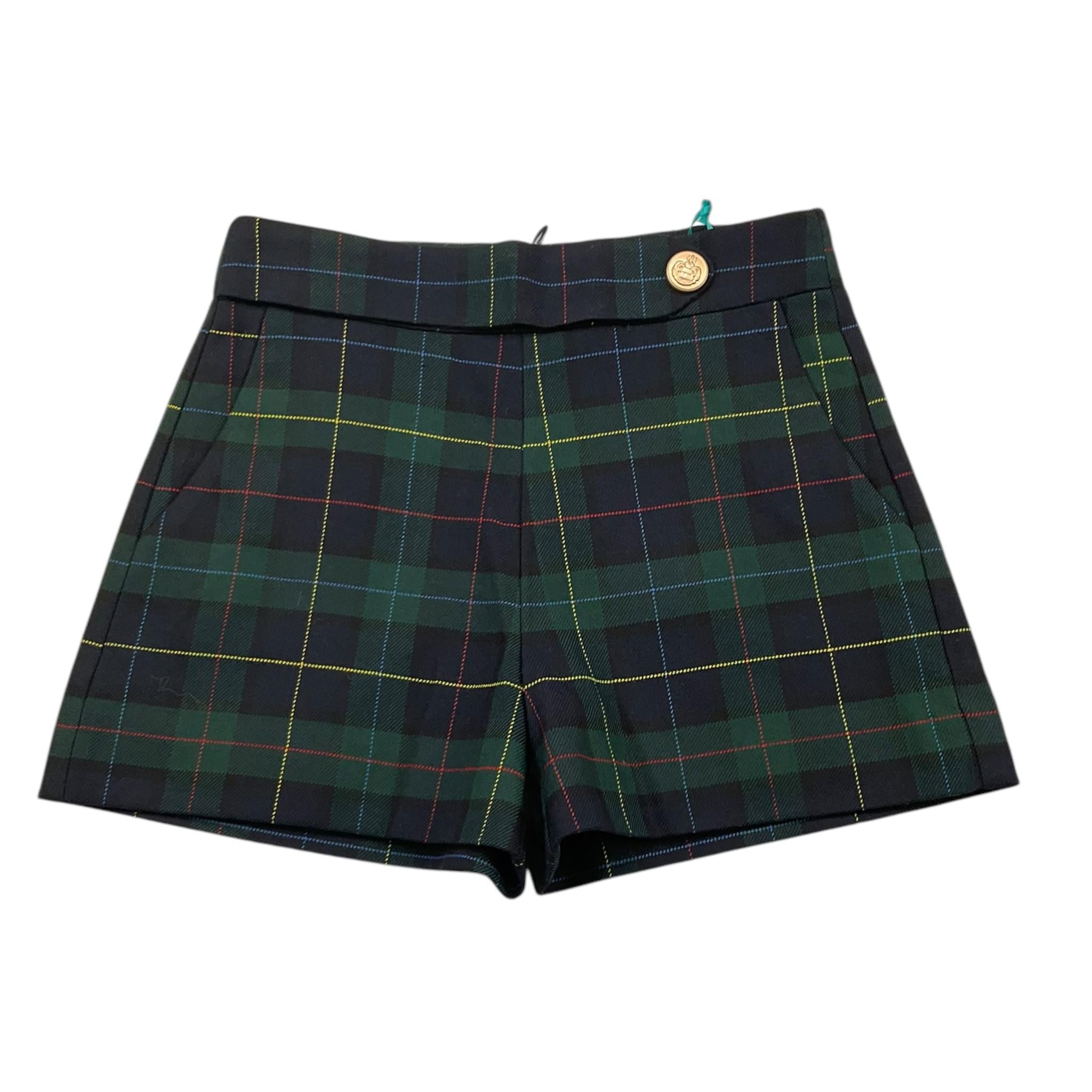 ABEL & LULA short fantasia quadri con girovita regolabile Blu/verde per Bambina 5710 BLU/VERDE ABEL & LULA 