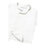 Mayoral Camicia Tinta Unita Mezza Manica per Neonato 1110 BIANCO MAYORAL 