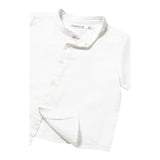 Mayoral Camicia Tinta Unita Mezza Manica per Neonato 1110 BIANCO MAYORAL 
