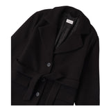 SARABANDA cappotto tinta unita con bottoni Nero per Bambina A723 NERO SARABANDA 