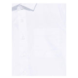 Trussardi Camicia Mezza Manica Tinta Unita con Logo per Bambino TBP25050CA BIANCO TRUSSARDI 