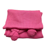 MISS BLUMARINE sciarpa tinta unita con rose Rosa per Bambina IF31822 ROSA MISS BLUMARINE 