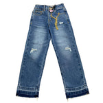 GAELLE jeans tinta unita con girovita regolabile Blu per Bambina 2741PD00309X BLU GAELLE 