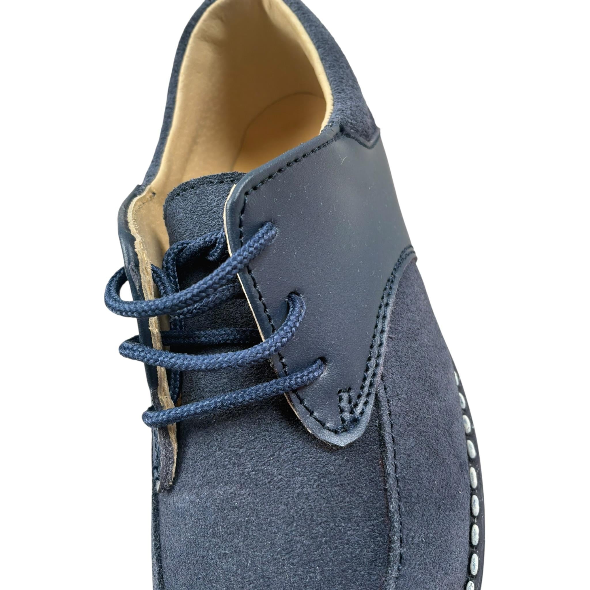 Panyno Mocassino tinta unita con Lacci Blu per Bambino B2625 BLU PANYNO 