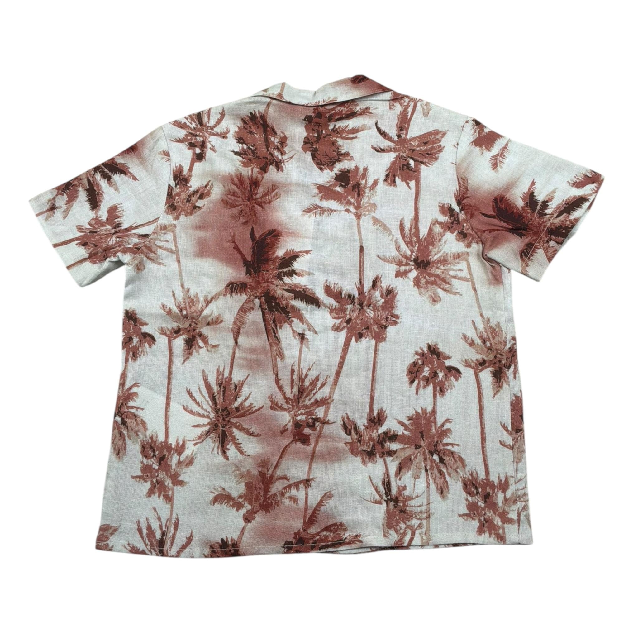 M+E' Camicia Mezza Manica Stampa Fantasia Panna per Bambino CAMM PANNA M+E' 