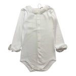 BABIDU body tinta unita con colletto ricamato Bianco per Bambina BOOOOD BIANCO BABIDU 