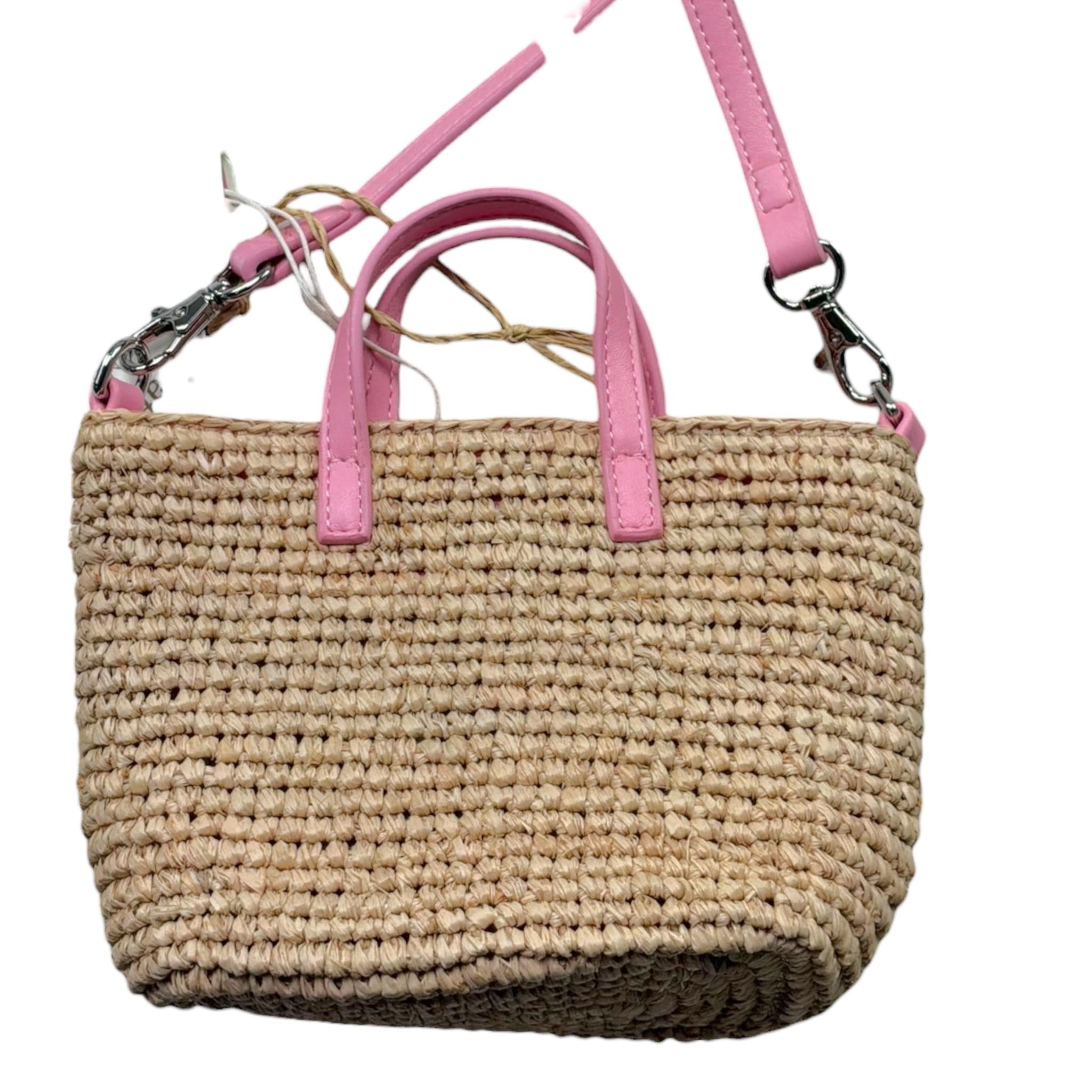 Saint Barth Borsa Tinta Unita In Paglia con Tracolla per Bambina 00415L BEIGE SAINT BARTH 