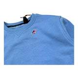 K-Way Felpa Girocollo Tinta Unita con Stampa per Bambino K2134CW AZZURRO K-WAY 