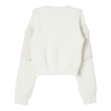 LIU JO maglia girocollo tinta unita con tasche alle maniche Bianco per Bambina GF4215X BIANCO LIU JO 