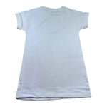 Moschino Abito Tinta Unita Mezza Manica con Stampa per Bambina HAV0EA BIANCO MOSCHINO 