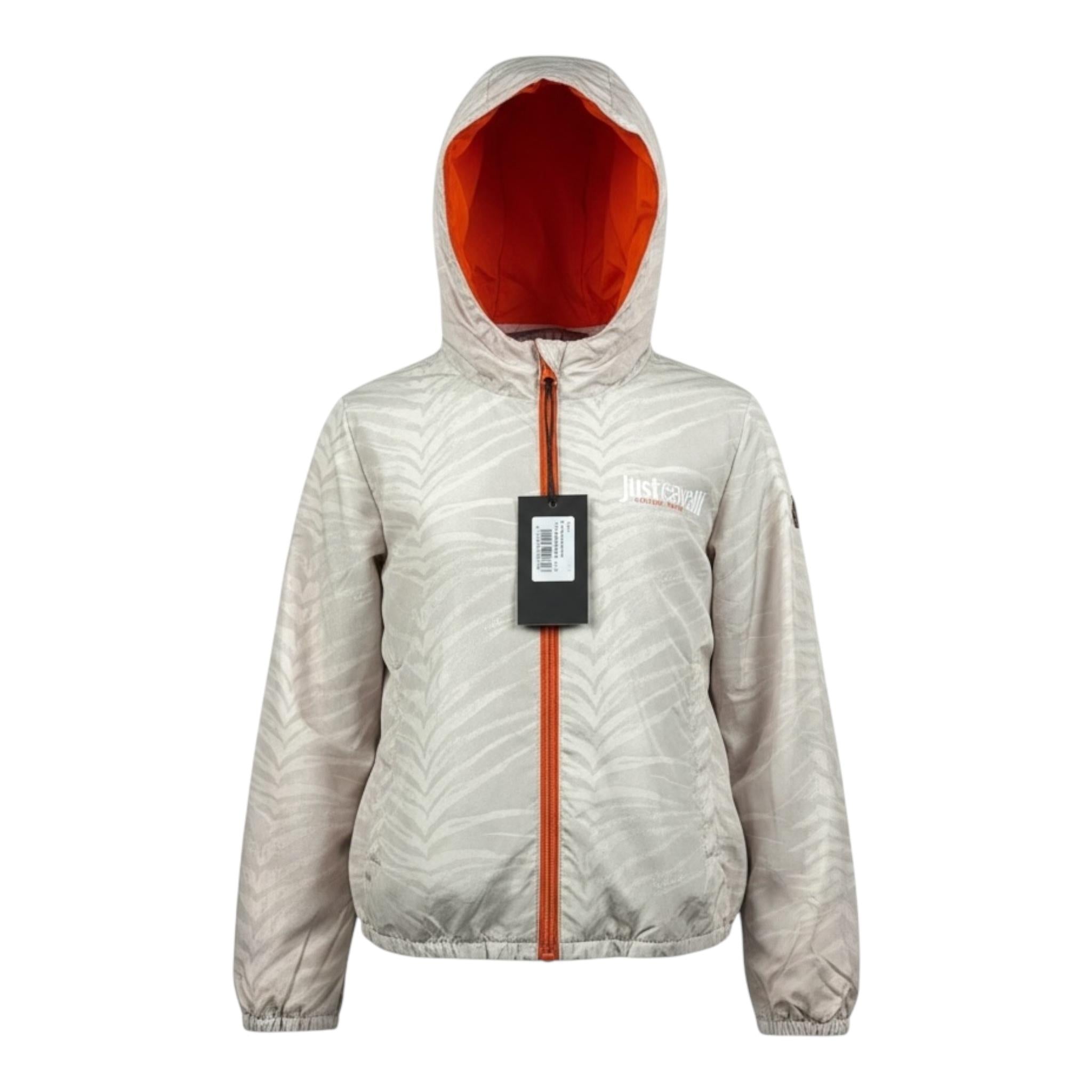 Just Cavalli Giubbino Bicolore con Zip E Cappuccio per Bambino JGP26145KW SABBIA JUST CAVALLI 