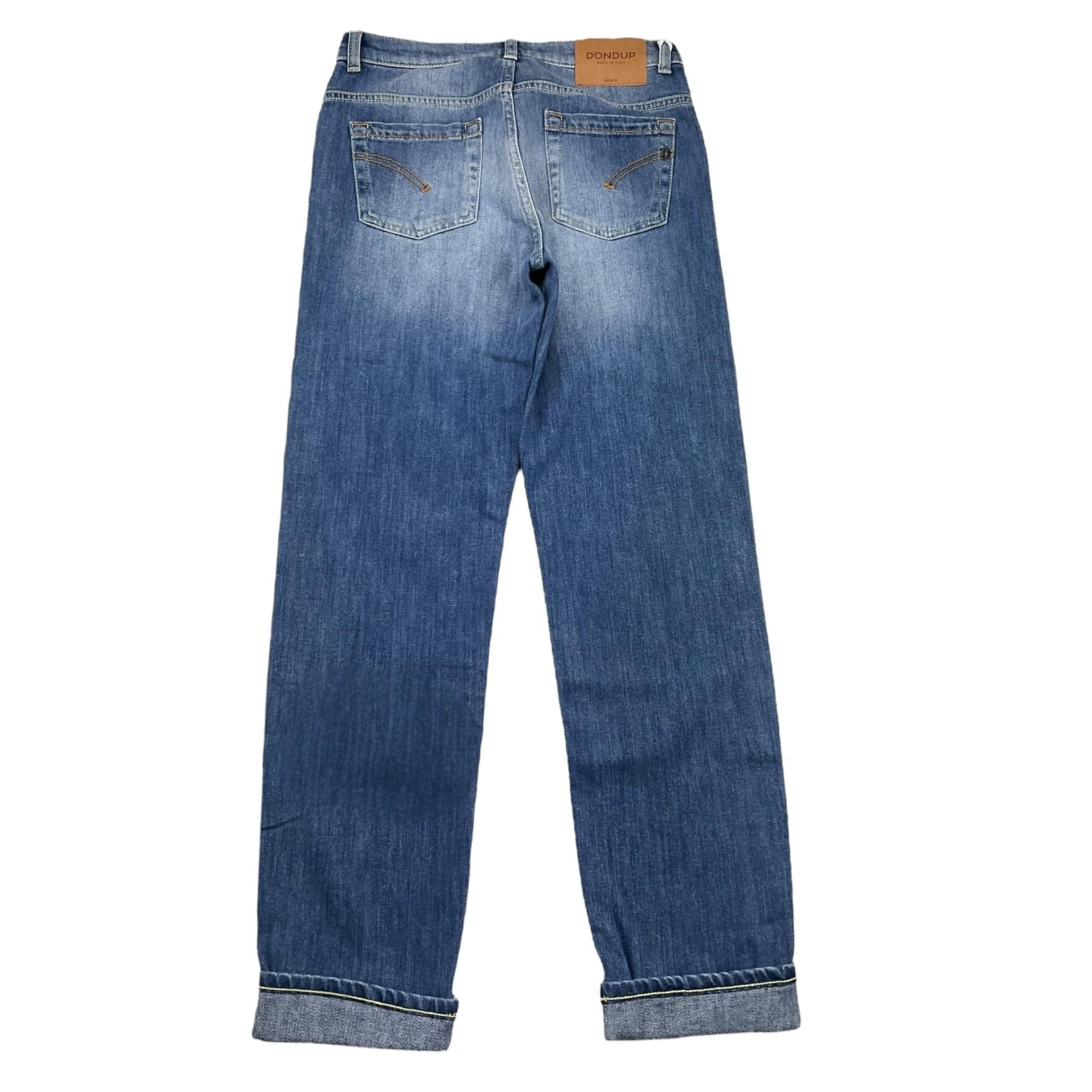 DONDUP jeans tinta unita con girovita regolabile Azzurro per Bambino DMPA276C AZZURRO DONDUP 
