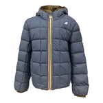 K-WAY giubbino reversibile con zip e cappuccio bicolore Verde/blu per Bambino K5128VWX VERDE/BLU K-WAY 