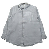 Il Gufo Camicia Manica Lunga Tnta Unita Collo Coreano per Bambino P25CL110L6006 AZZURRO IL GUFO 