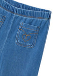 Mayoral Leggins Effetto Jeans Tinta Unita per Bambina 3702 AZZURRO MAYORAL 