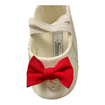 Ninnaoh Ballerine Tinta Unita con Fiocco per Neonata IL26251 PANNA NINNAOH 