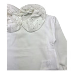 U+è BY MISS GRANT shirt tinta unita con colletto Bianco per Neonata UE1500 BIANCO U+è BY MISS GRANT 