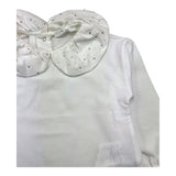 U+è BY MISS GRANT shirt tinta unita con colletto Bianco per Neonata UE1500 BIANCO U+è BY MISS GRANT 