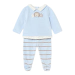 MAYORAL completo 2pz maglia-ghettine tinta unita Azzurro per Neonato 2508 AZZURRO MAYORAL 