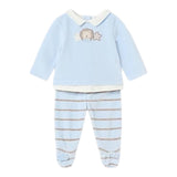 MAYORAL completo 2pz maglia-ghettine tinta unita Azzurro per Neonato 2508 AZZURRO MAYORAL 