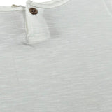 Petit Indi T-Shirt Tinta Unita con Bottone per Bambina SS24BK8308 BIANCO PETIT INDI 