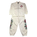 JOHN RICHMOND completo 2 pezzi felpa-pantalone tinta unita Panna per Bambina RGA25090CF PANNA JOHN RICHMOND 
