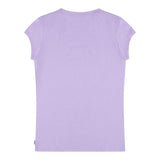 Levi'S T-Shirt Tinta Unita Girocollo con Stampa per Bambina 4E4234 LILLA LEVI'S 