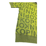 Pinko T-Shirt Girocollo Tinta Unita con Logo per Bambina KFMA006 VERDE PINKO 