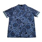 4Giveness Camicia Mezza Manica Tinta Unita con Fantasia per Bambino FGCB4075 BLU 4GIVENESS 