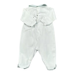 Lalalu' Tutina Tinta Unita con Stampa per Neonato TJL1M BIANCO LALALU' 