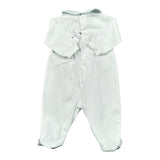 Lalalu' Tutina Tinta Unita con Stampa per Neonato TJL1M BIANCO LALALU' 