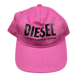 Diesel Berretto Tinta Unita con Logo per Bambina K00527 ROSA DIESEL 