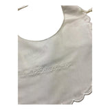MINI BANDA bavetta tinta unita con stampa Bianco per Neonato 3A305 BIANCO MINI BANDA 