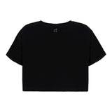 Dixie T-Shirt Tinta Unita Girocollo con Stampa per Bambina MBA1030G64 NERO DIXIE 