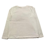 LU LU BY MISS GRANT shirt girocollo tinta unita con stampa in contrasto Panna per Bambina LL3362 PANNA LU LU BY MISS GRANT 