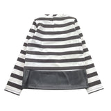 EMC shirt bicolore con fantasia a righe Bianco/nero per Bambina CE2077 BIANCO/NERO EMC 